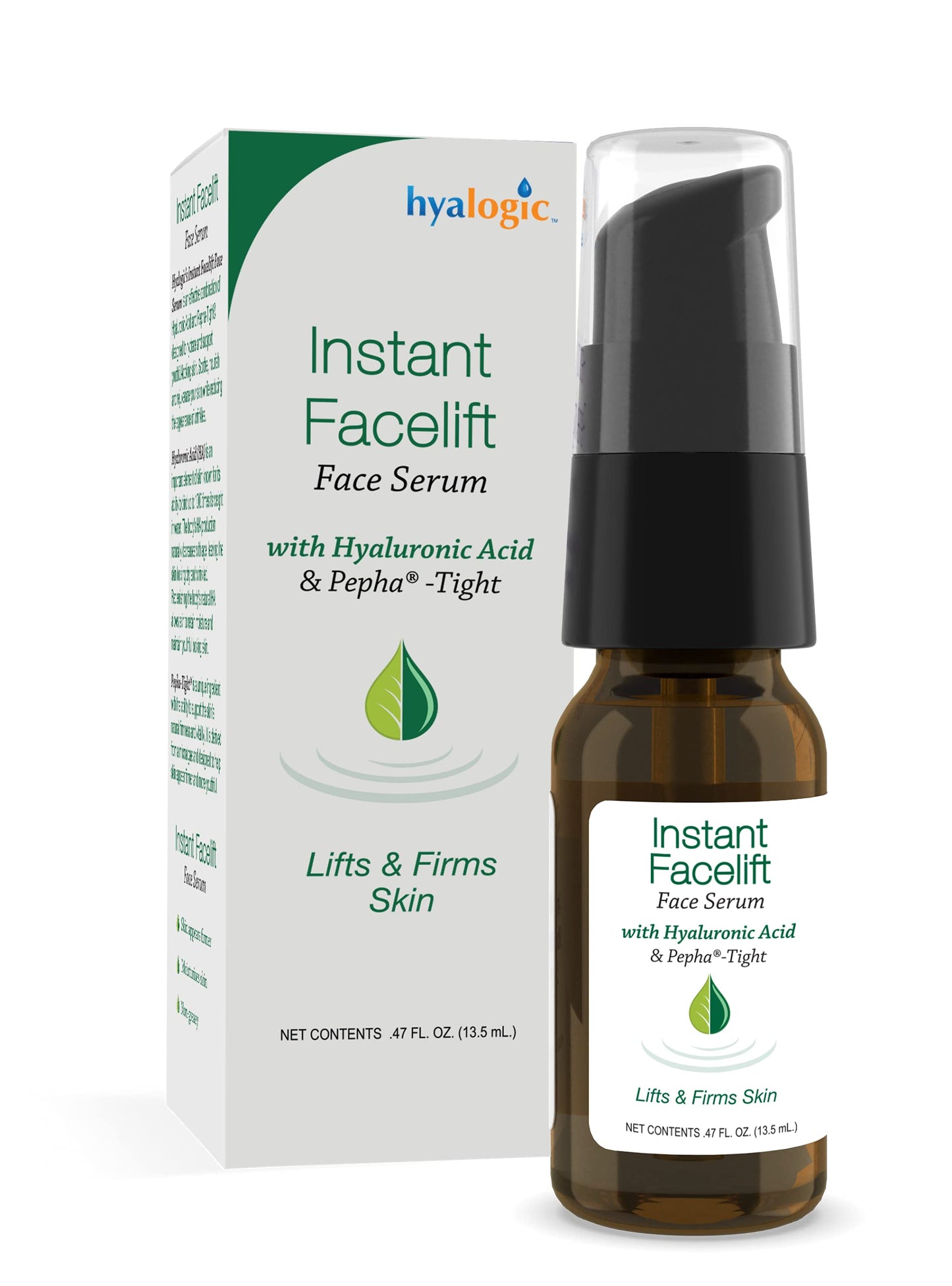 Hyalogic Instant Facelift Serum - Hyaluronic Acid & Pepha®-Tight for Skincare - Facial Serum for Instant Skin Firming, Fine Line & Wrinkle Reduction Beauty & Personal Care Hyalogic