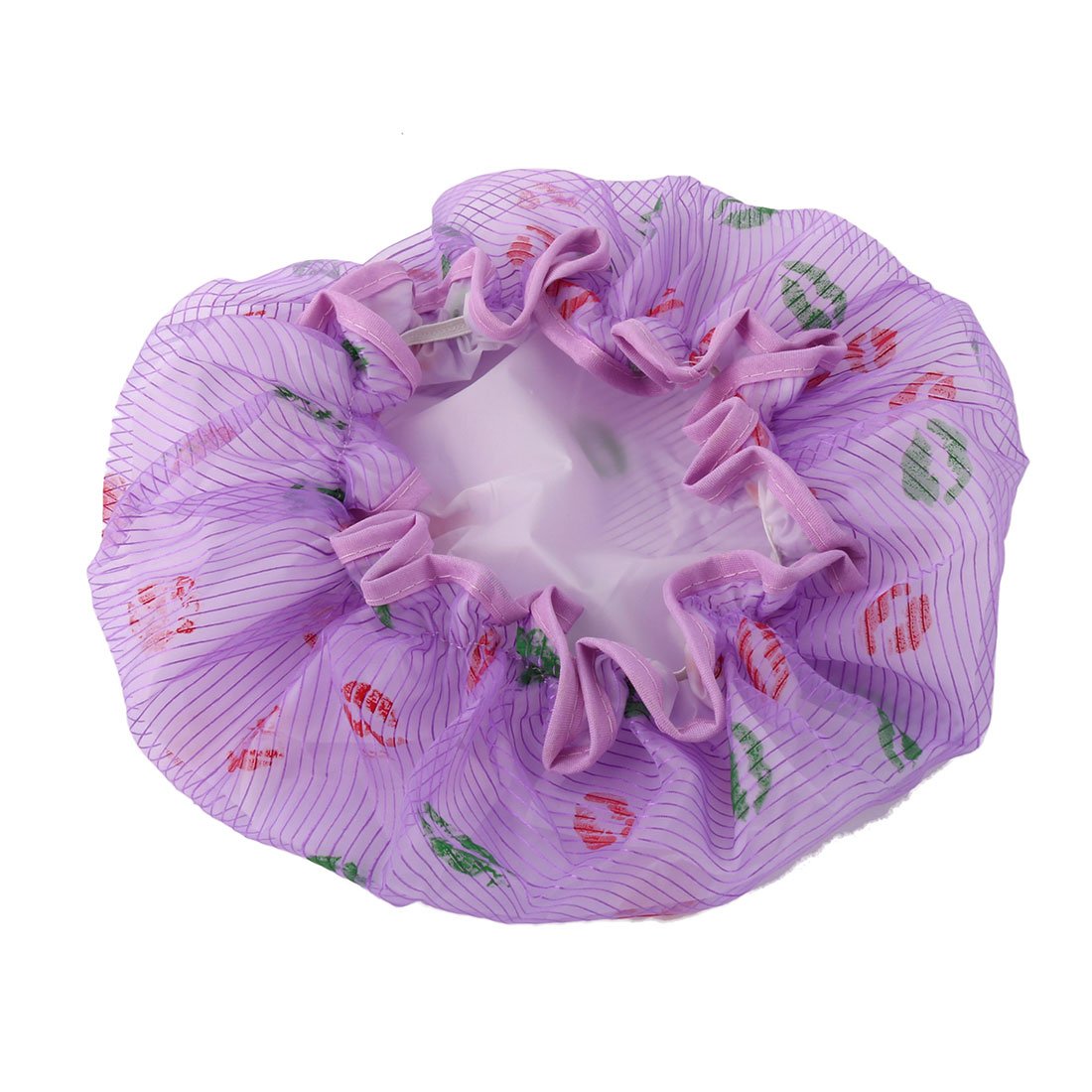 Ruilogod Organza Lip Pattern Family Bathroom Hair Protector Water Resistant Spa Bath Shower Cap (id: 496 366 c31 c9a 551 Beauty and Personal Care Ruilogod