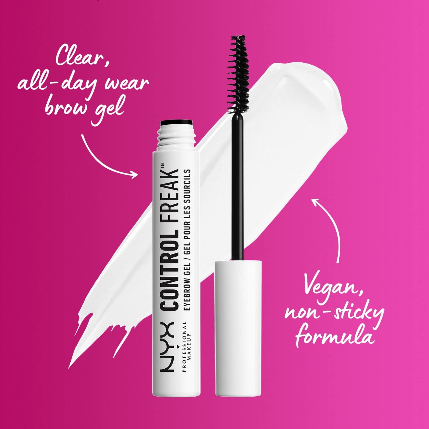 NYX PROFESSIONAL MAKEUP Control Freak Eyebrow Gel - Clear Beauty & Personal Care NYX PROFESSIONAL MAKEUP