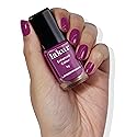 LONDONTOWN lakur Nail Polish - Chip-Resistant, Non-Toxic, Conditions & Hydrates Nails | Glossy Deep Ultraviolet Purple, Violet Hibiscus, .40 fl oz Beauty & Personal Care LONDONTOWN