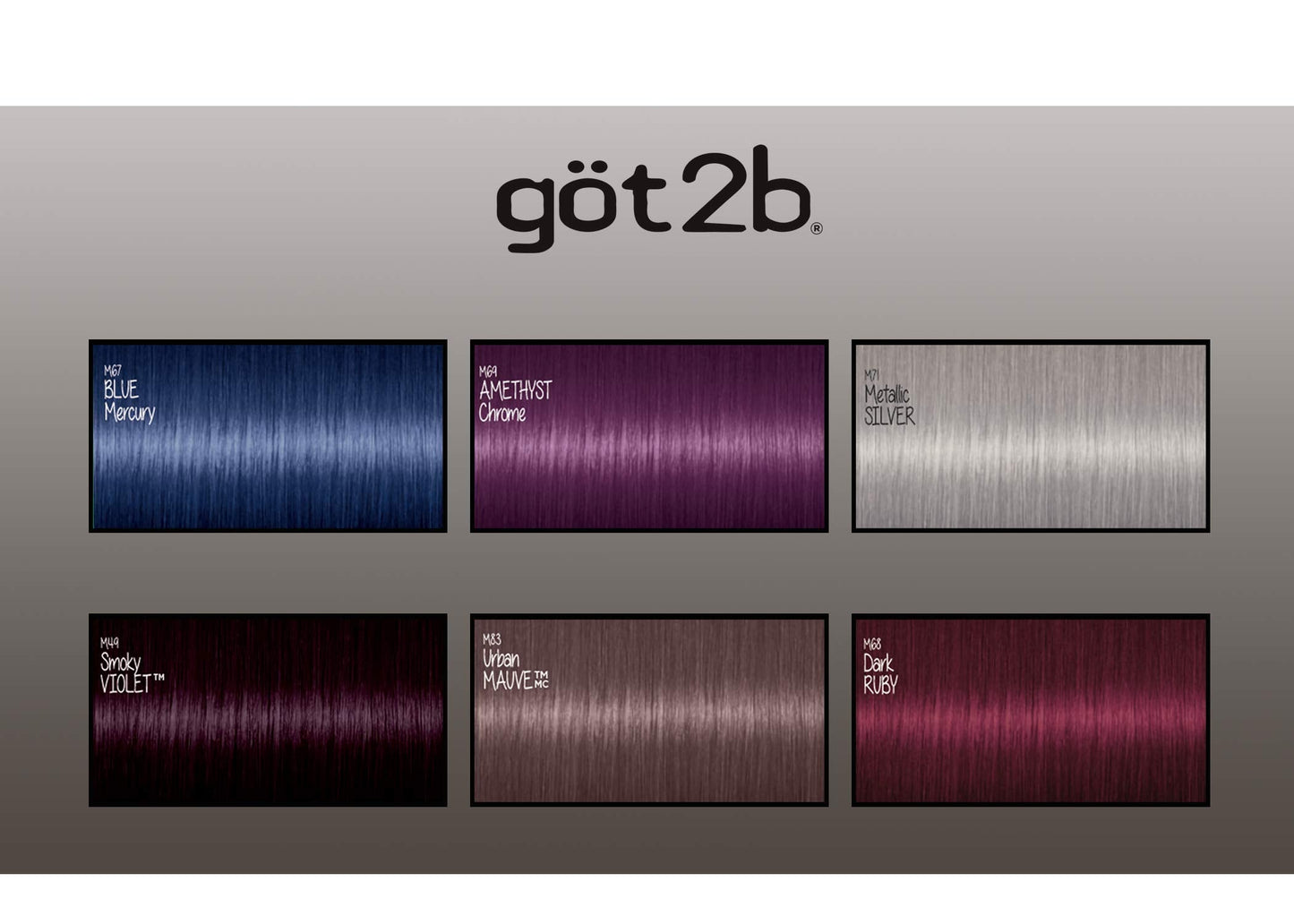 Schwarzkopf Got2b Metallics Permanent Hair Color, M49 Smoky Violet Beauty & Personal Care Got2B