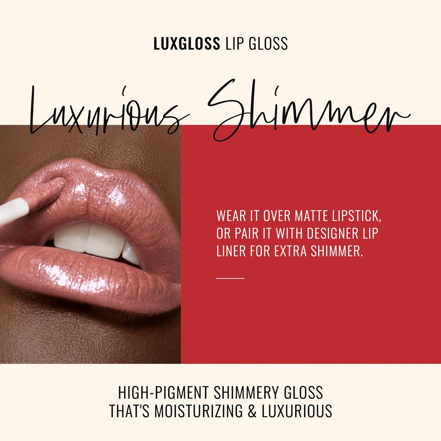 Runway Rogue LuxGloss Lip Gloss, High-Pigment Shimmery Rose-Gold Lip Gloss, ‘Fashion Week’ Beauty & Personal Care Runway Rogue
