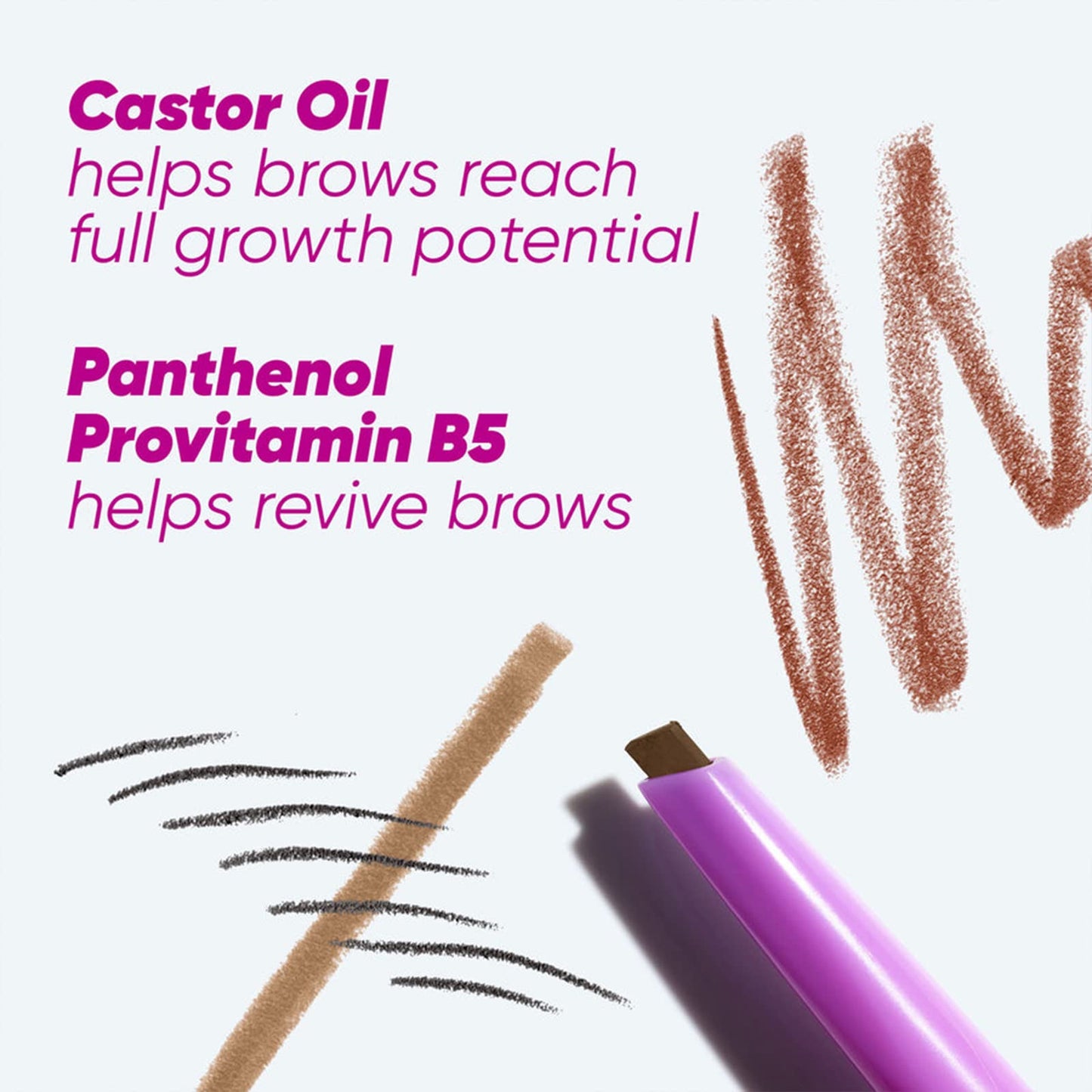 Kosas Brow Pop - Longwear Eyebrow Makeup, Dual-Sided Defining Pencil with Castor Oil for Soft, Natural Look of Real Hair - Dark Brown Beauty & Personal Care Kosas