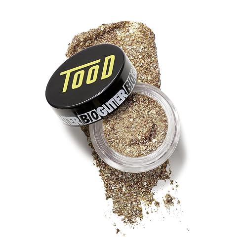 TooD - BioGlitter Biodegradable Sparkle for Face, Body + Hair | Vegan Clean Beauty for Every Body (Citrine, 0.12 oz | 3.4 g) Beauty & Personal Care TOOD