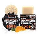 Viori Citrus Yao Shampoo and Conditioner Bar Set Made with Rice Water - Handcrafted Sulfate Free Shampoo and Conditioner Beauty & Personal Care Viori