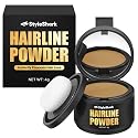 StyleShark Hairline Powder for Women & Men - Stain-Proof Touch Up for Thinning Hair, Quick Sweatproof Cover Up (Sandy Blonde) Beauty & Personal Care StyleShark