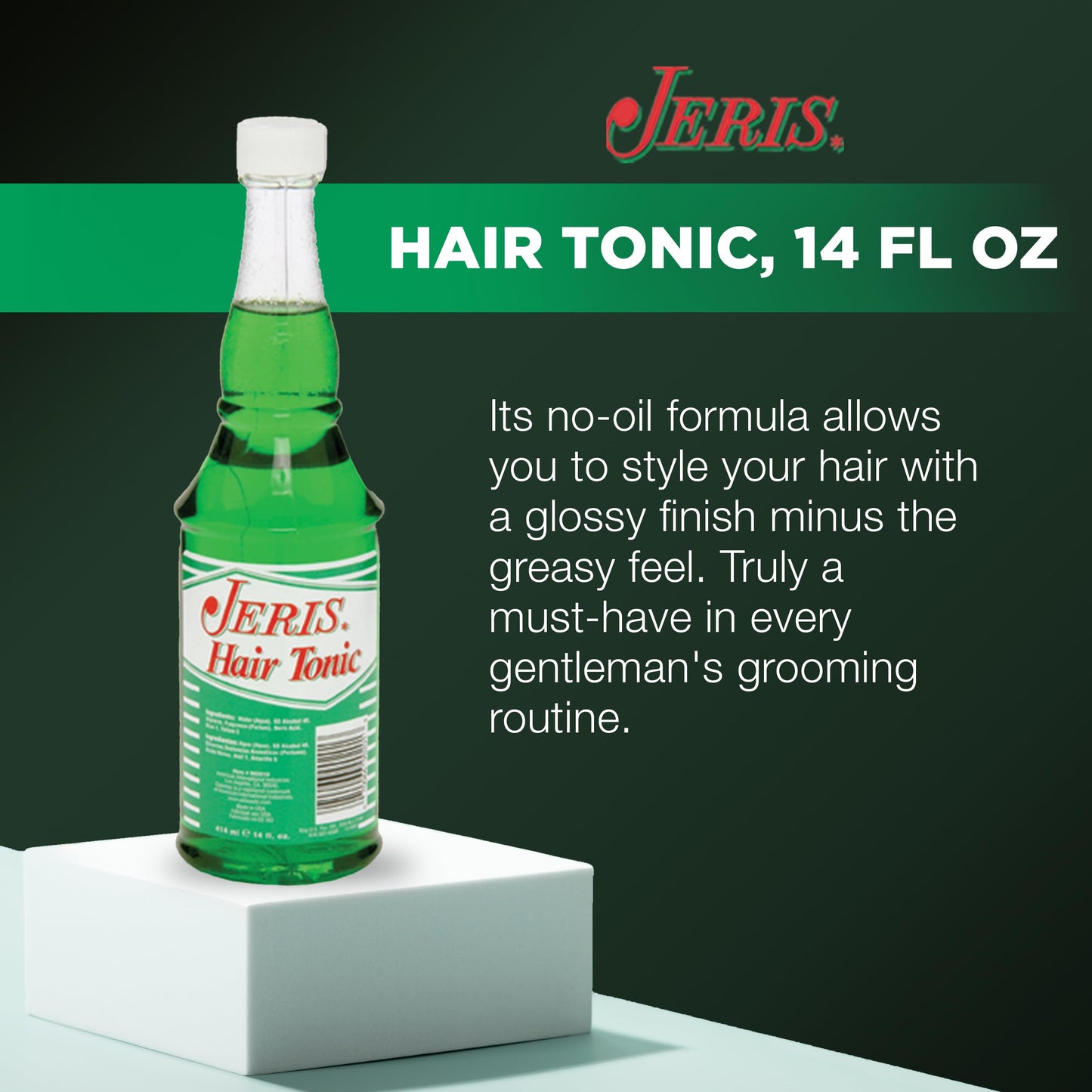 Clubman Jeris Hair Tonic Professional Size, Men's Revitalizing Classic Grooming Treatment, 14 Fl Oz, 1-Pack Beauty & Personal Care Clubman
