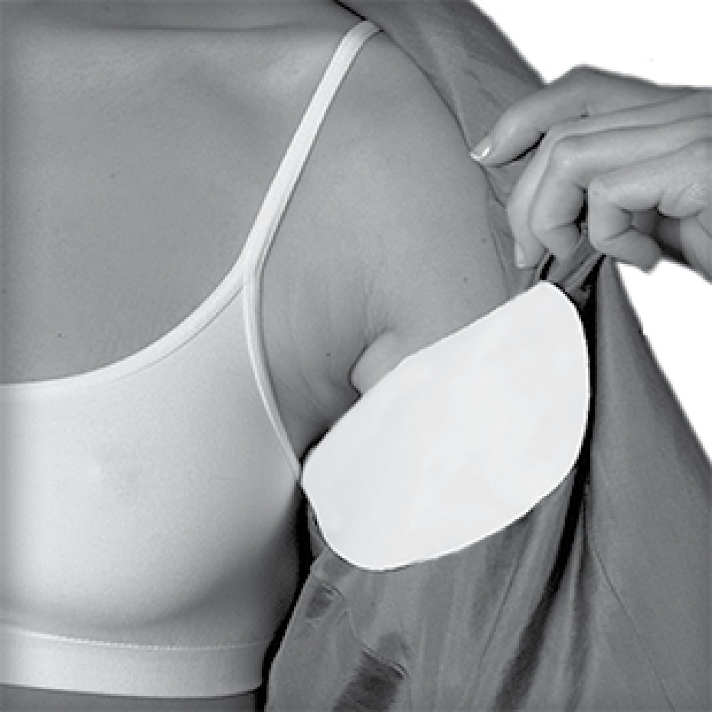 Braza Clothing Shields - Reusable Armpit Sweat Pads with 5 Pairs of Adhesive Strips - Washable Underarm Sweat Pads for Women Beauty and Personal Care Braza