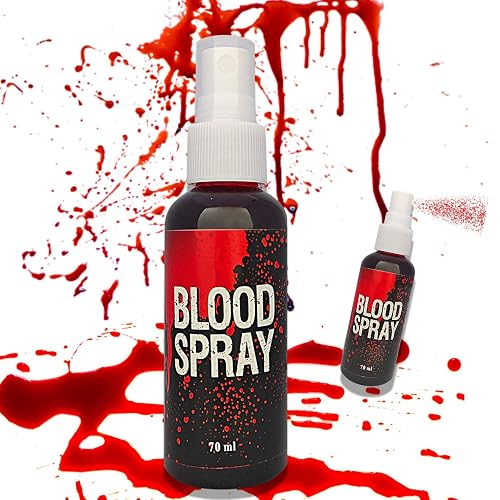 Fusang Fake Blood Spray,Halloween Fake Blood Washable Realistic Special Effects Zombie Vampire Costume Makeup & Dress Up,SFX Makeup Fake Liquid Blood Beauty & Personal Care Fusang