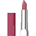 Maybelline Color Sensational Lipstick, Lip Makeup, Cream Finish, Hydrating Lipstick, Nude, Pink, Red, Plum Lip Color, Rosy Risk, 0.15 oz; (Packaging Beauty & Personal Care MAYBELLINE