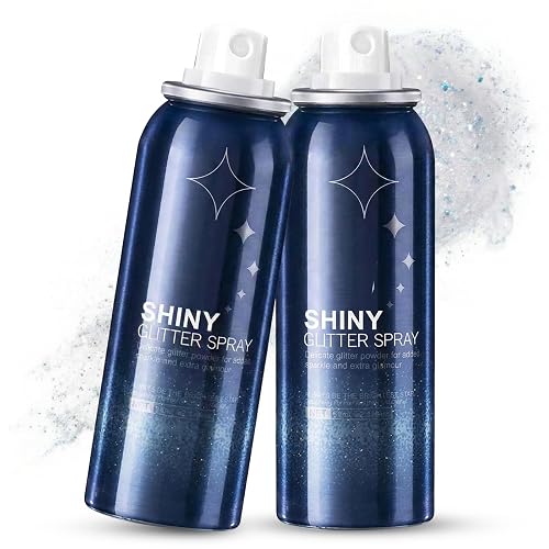 HANYWIL Body Glitter, Glitter Spray for Hair and Body, Spray, Hairspray Clothes, Long-Lasting Shimmer Suitable Stage, Festival Rave Makeup Prom Beauty & Personal Care HANYWIL