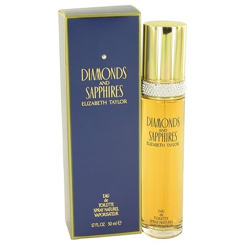 DIAMONDS & SAPHIRES by Elizabeth Taylor Eau De Toilette Spray 1.7 oz Beauty & Personal Care Elizabeth Taylor