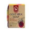Honey Sweetie Acres Black Raspberry Goat Milk Soap - Handmade 5 oz Bar, Made with Natural Ingredients, Moisturizing & Gentle, Made in the USA (Black Beauty & Personal Care Honey Sweetie Acres