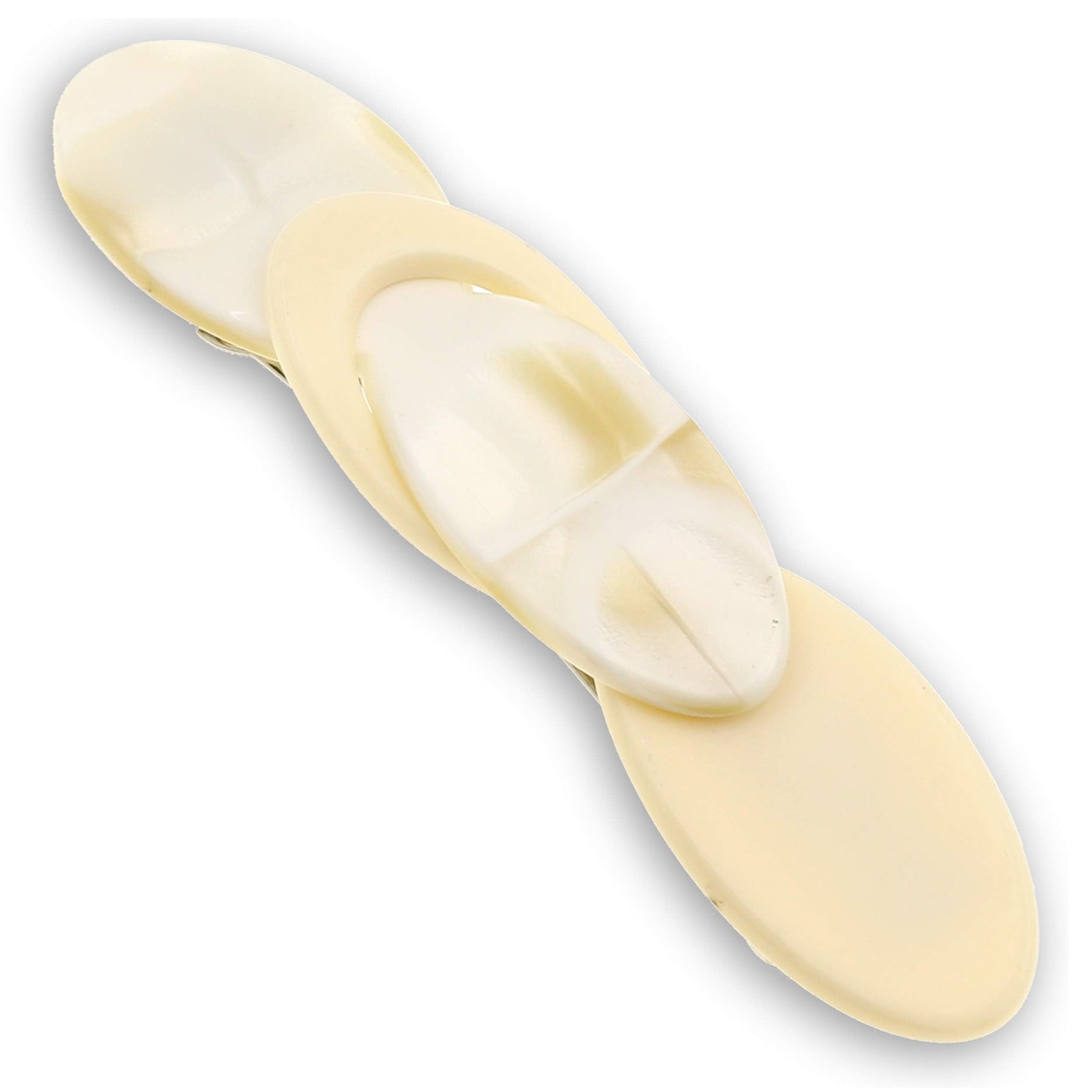 Camila Paris CP2337 French Hair Barrette Clip for Girls Handmade Cream Pearl, Metal Automatic Clasp Strong Hold Grip Hair Clips for Women, No Slip Beauty & Personal Care Camila