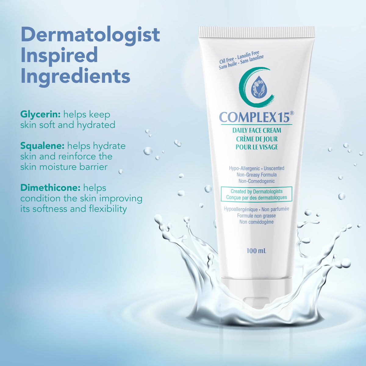 Complex 15 Daily Face Cream 3.4 Ounce (100ml) Beauty & Personal Care Complex 15