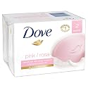 Dove Beauty Bar Soap - Pink/Rosa - 2 Count 4 OZ Bars Per Package - Pack of 4 Packages (Total of 8 Bars) Beauty & Personal Care Dove