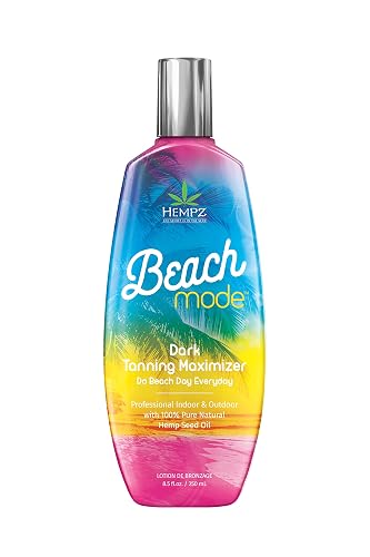 Hempz Beach Mode Maximizer - Herbal Moisturizing Self Tanning Lotion for Tanning Beds, Beach, Sun 8.5 Fl OZ Beauty & Personal Care Hempz