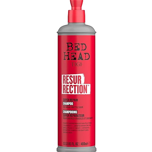 TIGI Bed Head RESURRECTION REPAIR SHAMPOO FOR DAMAGED HAIR 13.53 fl oz Beauty & Personal Care TIGI