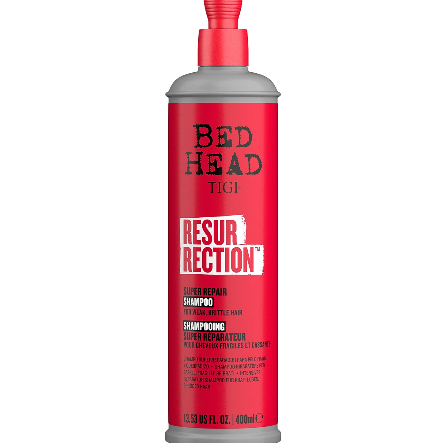 TIGI Bed Head RESURRECTION REPAIR SHAMPOO FOR DAMAGED HAIR 13.53 fl oz Beauty & Personal Care TIGI