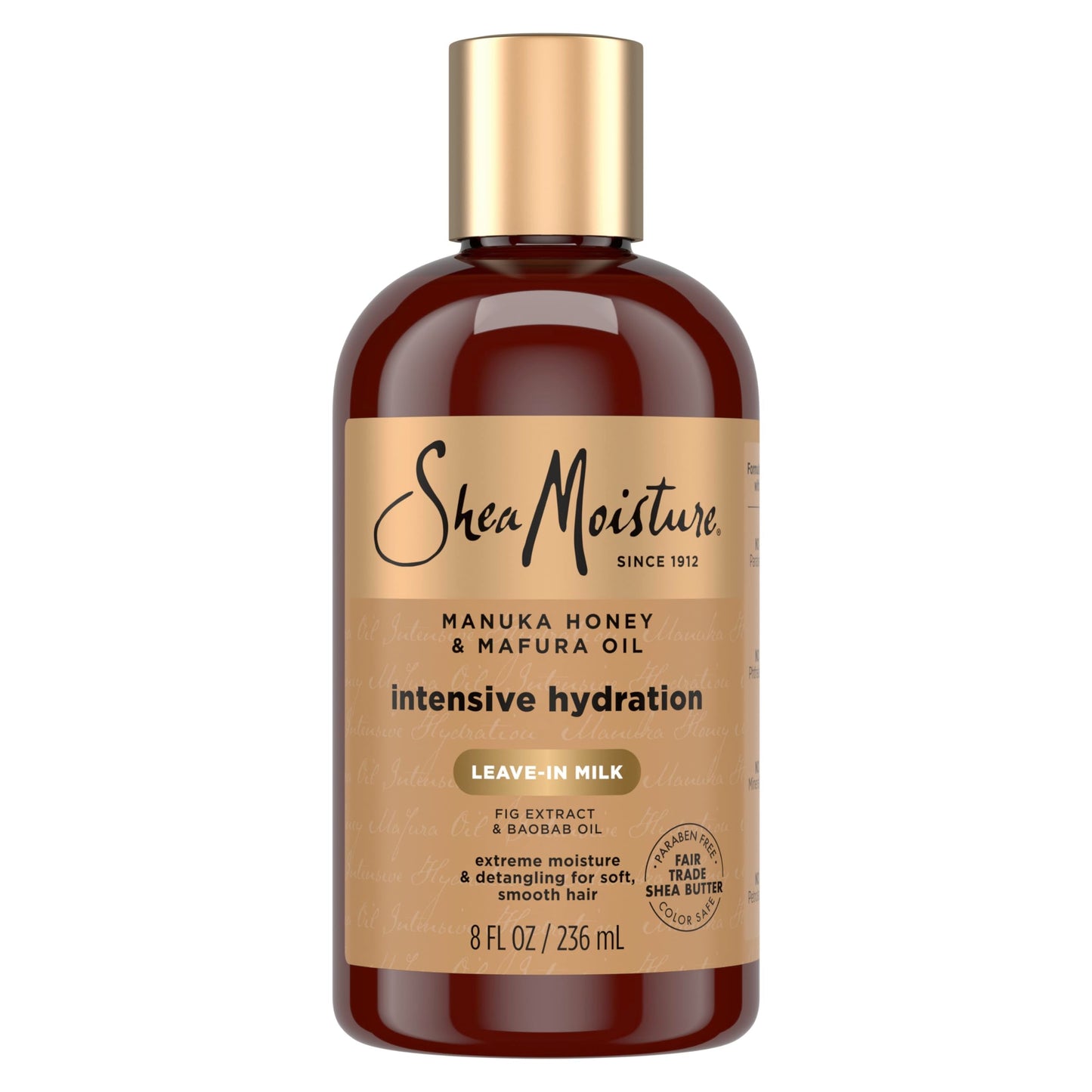SheaMoisture Hydration Hair Milk Manuka Honey and Mafura Oil for Dry Hair to Hydrate and Style Hair 8 oz Beauty & Personal Care SheaMoisture