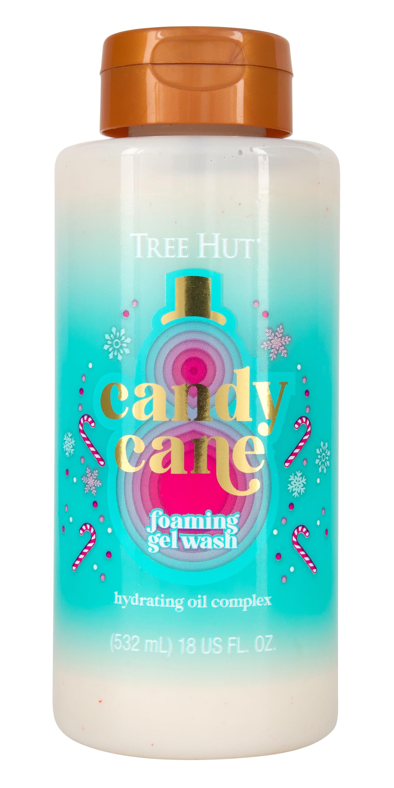 Tree Hut Candy Cane Moisturizing Foaming Gel Wash | Cleanse & Soothe Skin Without Stripping Moisture | Made with our Hydrating Oil Complex | Limited Beauty & Personal Care Tree Hut