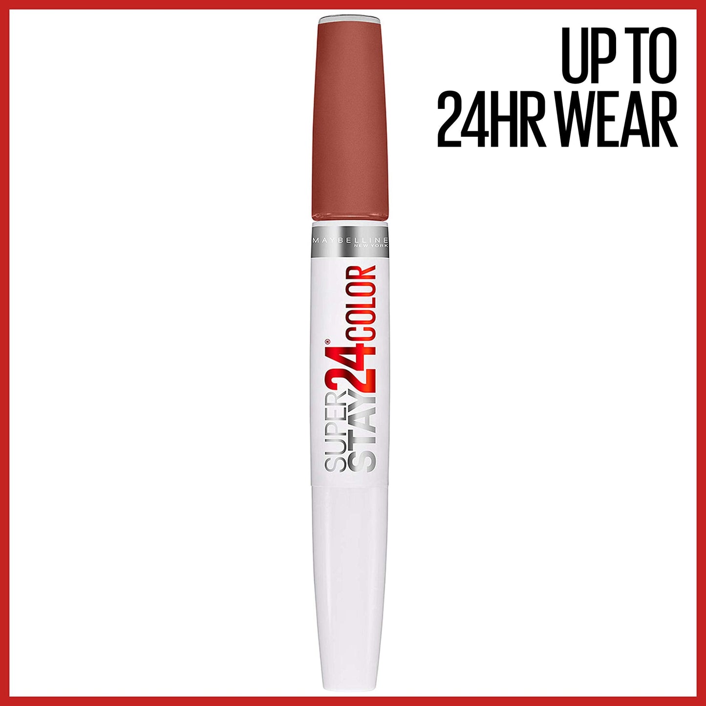 Maybelline Super Stay 24, 2-Step Liquid Lipstick Makeup, Long Lasting Highly Pigmented Color with Moisturizing Balm, Endless Espresso, Brown, 1 Count Beauty & Personal Care MAYBELLINE