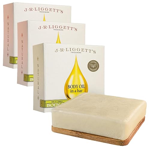 J.R.LIGGETT'S Body Oil Bar, All-Natural, Plant-Based Solid Moisturizer Bar for Face and Body, Dry Oil Lotion Absorbs Quickly, Leaves Skin Soft Beauty & Personal Care J·R·LIGGETT'S