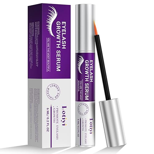 LOTIYI Eyelashes Growth Serum -6ml Eyelash Growth Serum for Natural Lashes & Extensions & Eyebrows, Thicker, Fuller & Longer Looking Beauty & Personal Care LOTIYI
