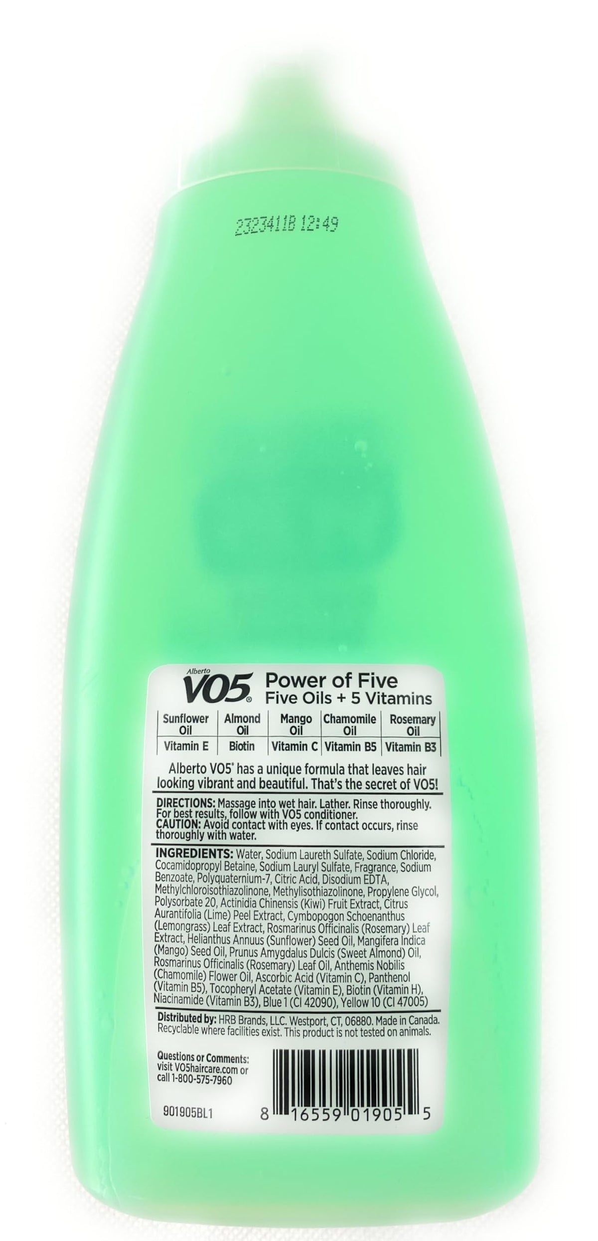 Alberto VO5 Kiwi Lime Squeeze Clarifying Shampoo