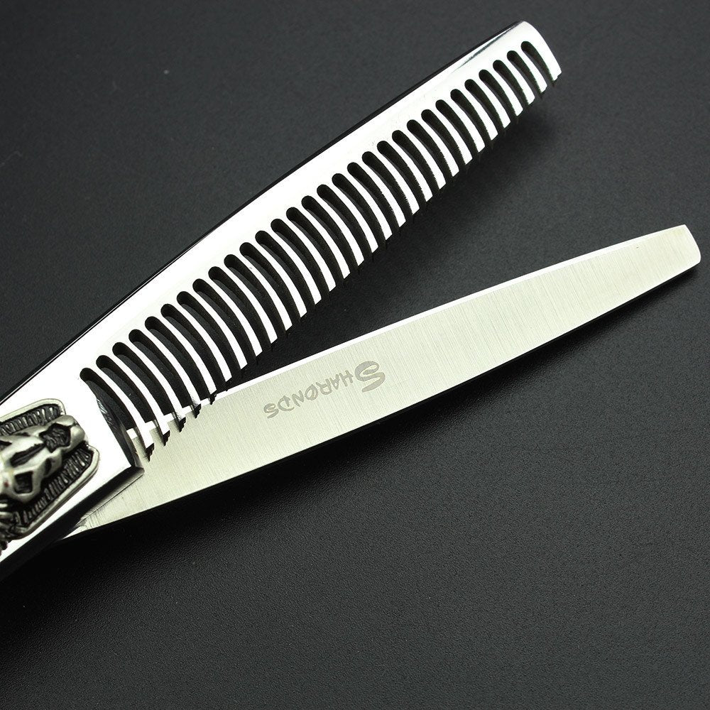 5.5/6-inch professional hair clippers, stainless steel sharp hair clippers, specialized for hairdressers (5.5-inch thinning shear)