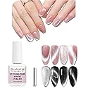 Major Dijit Cat Eye Gel Nail Polish Glitter Holographic Gel Polish with Magnet 15ml 9D Wide Translucent UV Cateye for Nail Art Beauty & Personal Care Major Dijit