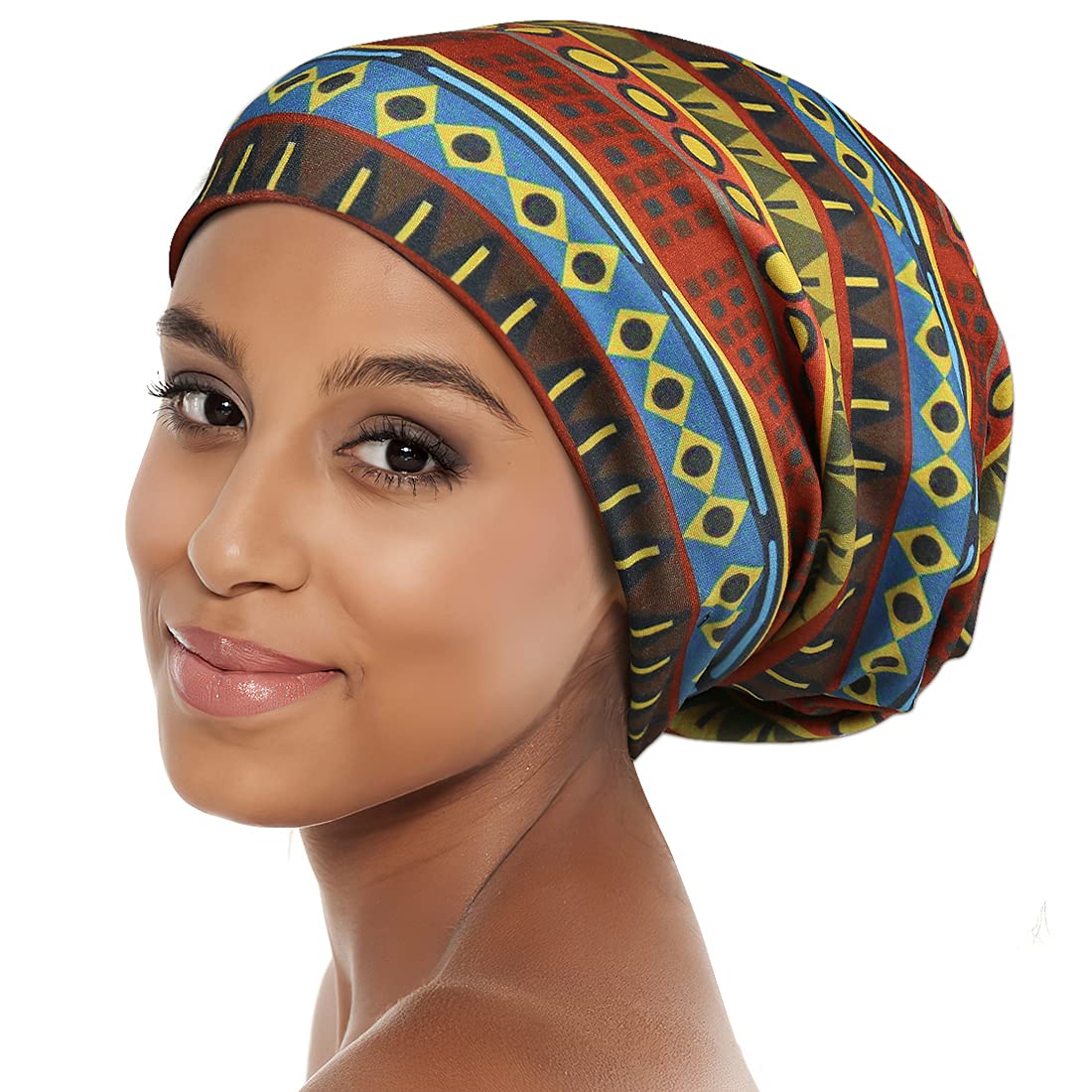 Curly Hair Wrap Natural Hair Buff Head Cover Night Slap Cap for Women Beauty and Personal Care Heerf