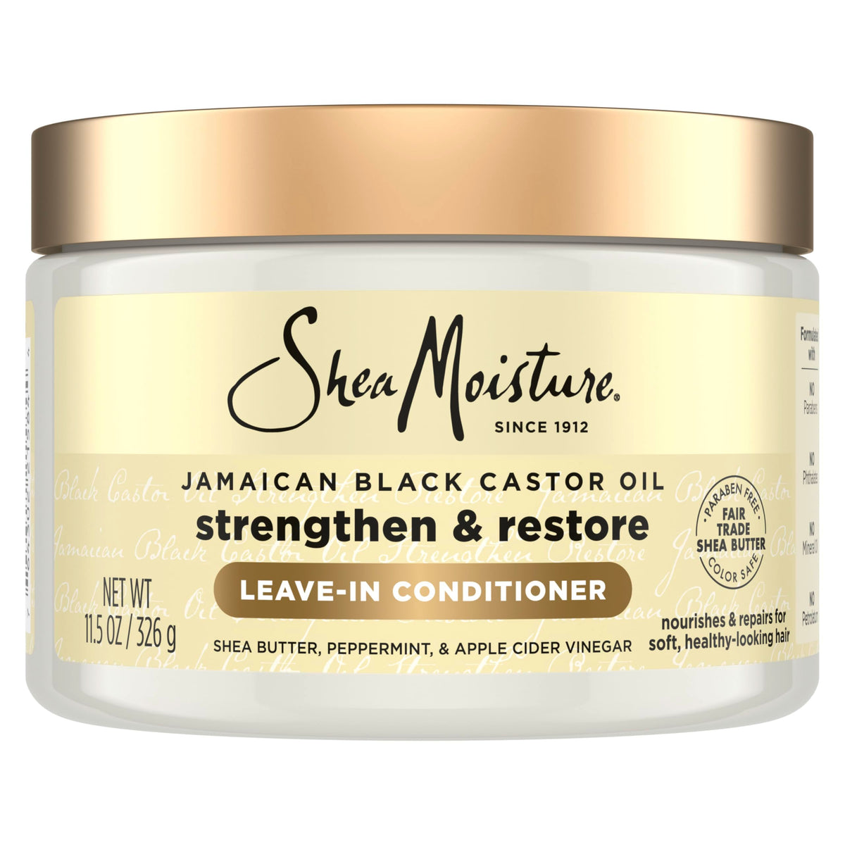 SheaMoisture Jamaican Black Castor Oil, Strengthen & Restore Leave-In Conditioner, 11.5 fl oz (340 ml) Beauty & Personal Care SheaMoisture
