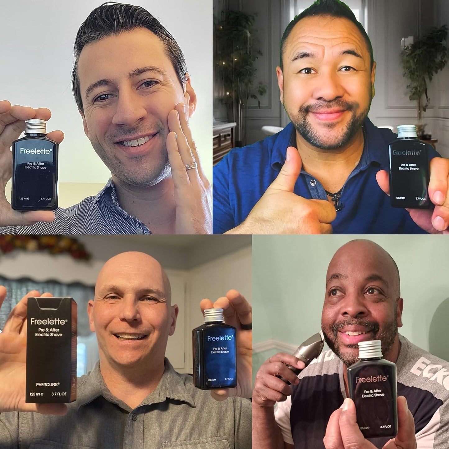 Pre Electric Shave After Shave Lotion Cream - Best For Close Shave - Smooth Irritation-Free Shaving - Shooting and Mousturising Formula Balm. Beauty and Personal Care Pherolink