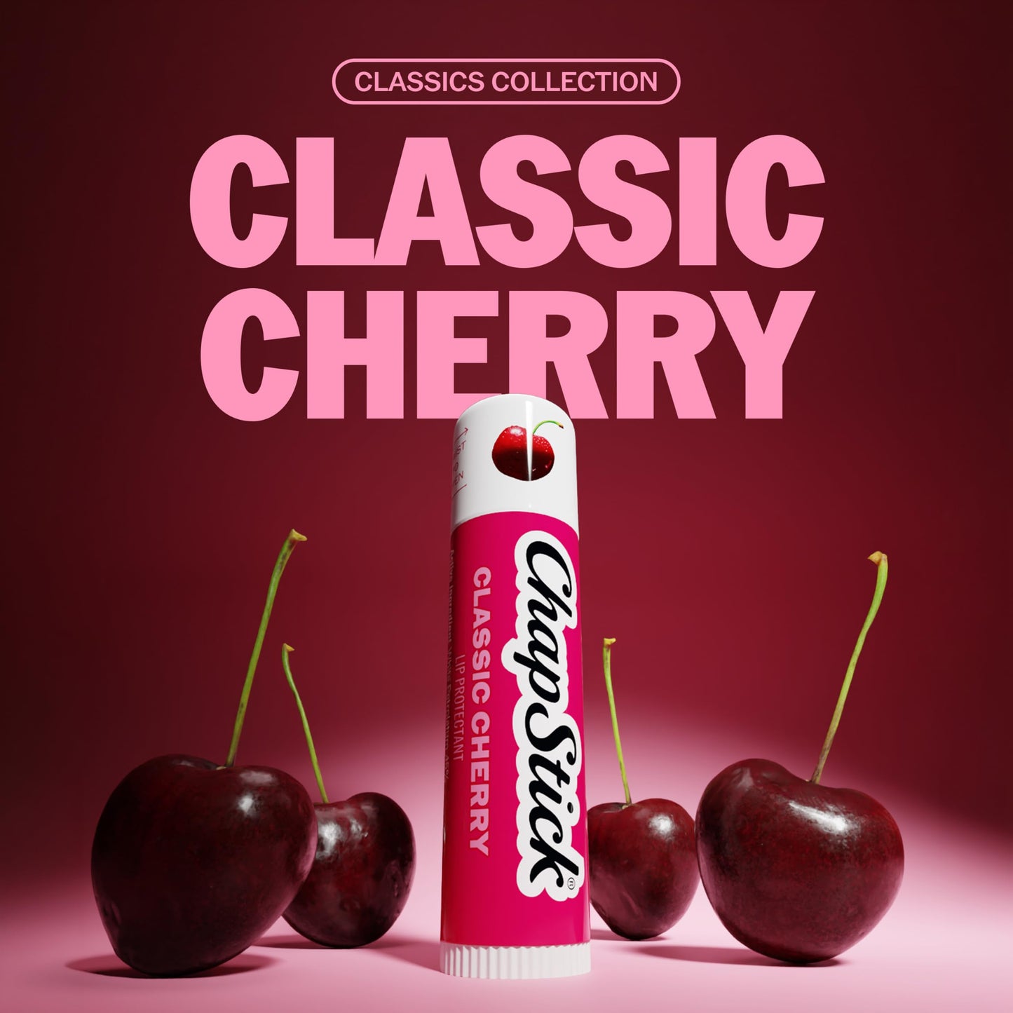 ChapStick Classic Cherry Lip Balm Tube, Flavored Lip Balm for Lip Care on Chafed, Chapped or Cracked Lips - 0.15 Oz (Pack of 12) Beauty and Personal Care ChapStick