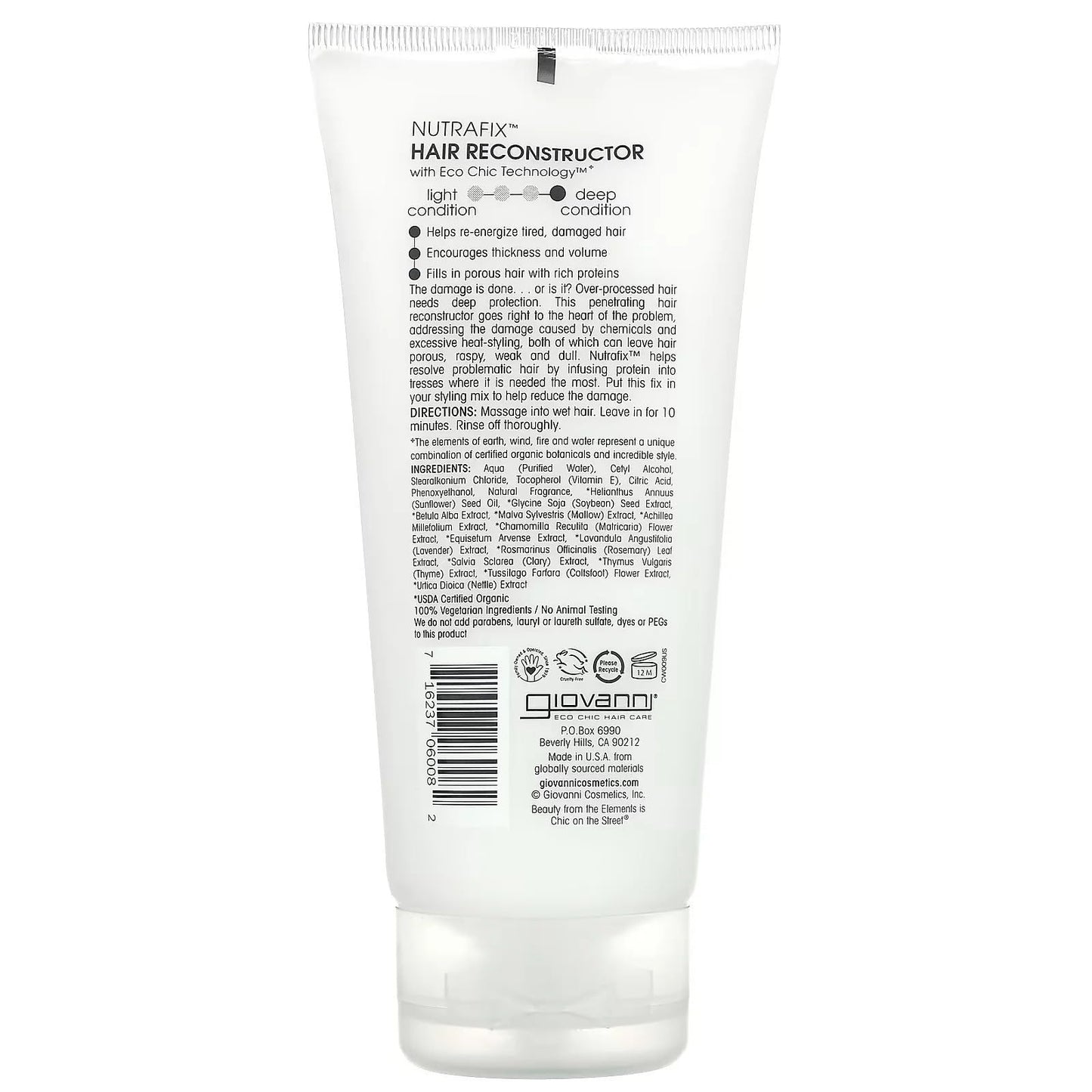 Giovanni Cosmetics Hair Reconstruct Nutra Fix Beauty & Personal Care GIOVANNI
