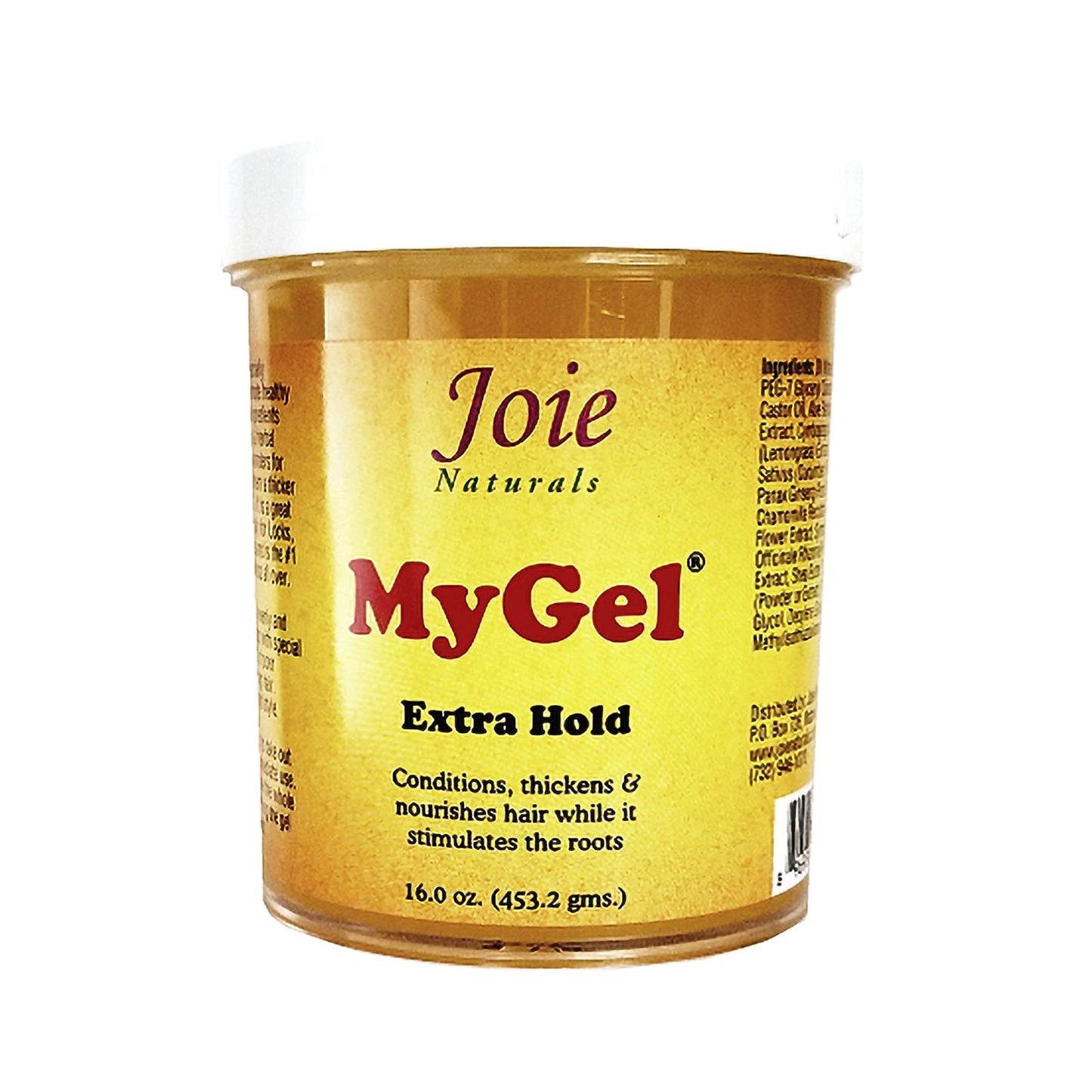 Joie Naturals MyGel Extra Hold - Hair Gel for Men & Women - Styling Gel for Curly Hair (16 Ounces) Beauty & Personal Care Joie
