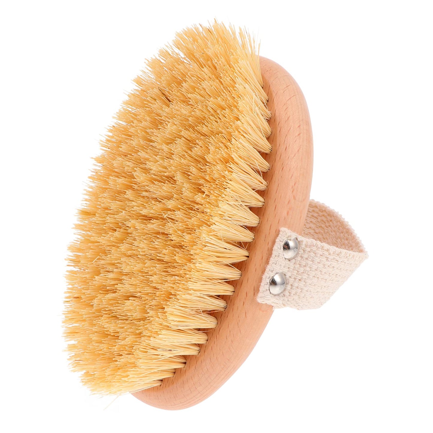 PartyKindom 1pc Beech Wooden Bath Brush Natural Boar Bristles for Gentle Exfoliation and Massage Bathing Tool for Skin Care and Back Scrubber Beauty and Personal Care PartyKindom