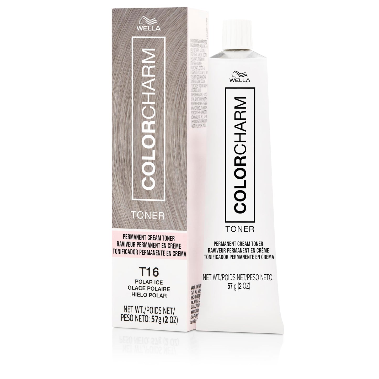 COLORCHARM Permanent Cream Toner | Neutralize Brass | Free of Animal-Derived Ingredients, Parabens & Gluten Free | T16 Polar Ice | 2 oz Beauty and Personal Care COLORCHARM
