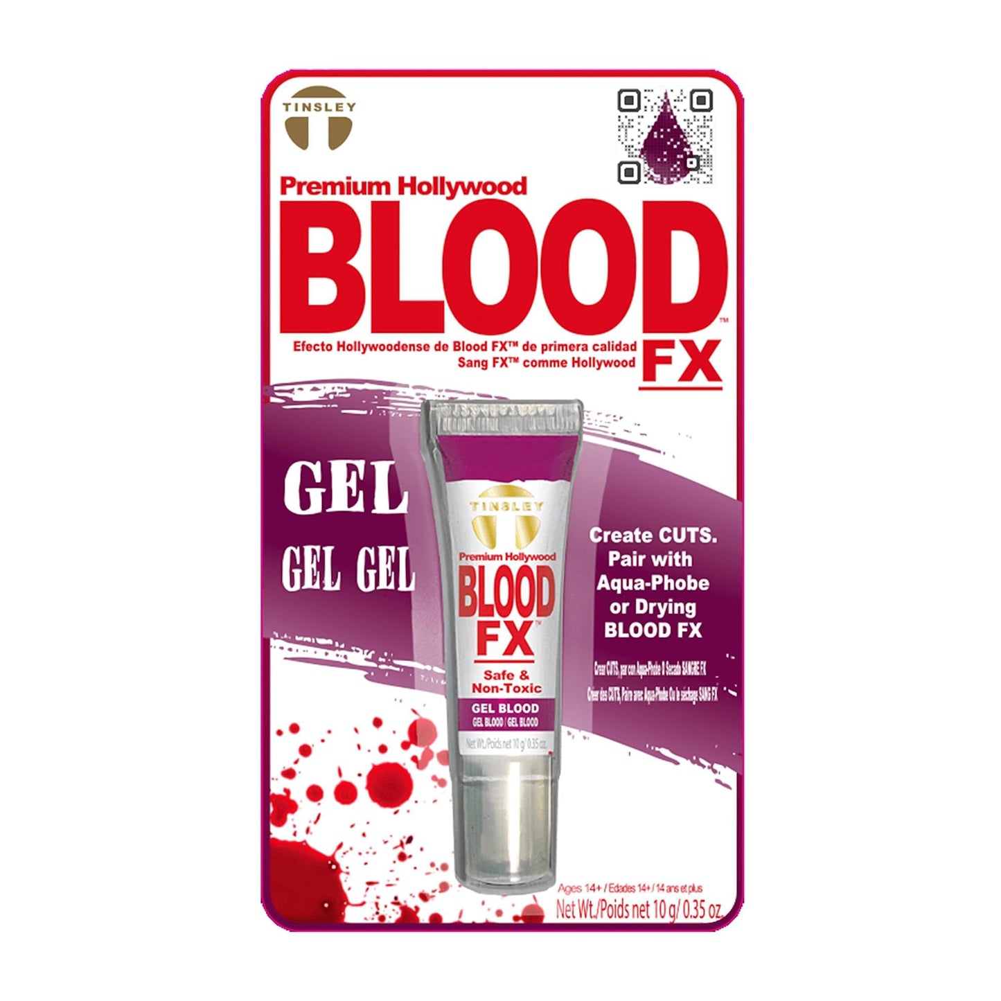 Tinsley Transfers FX Drying Gel Fake Blood, Red Beauty & Personal Care Tinsley Transfers