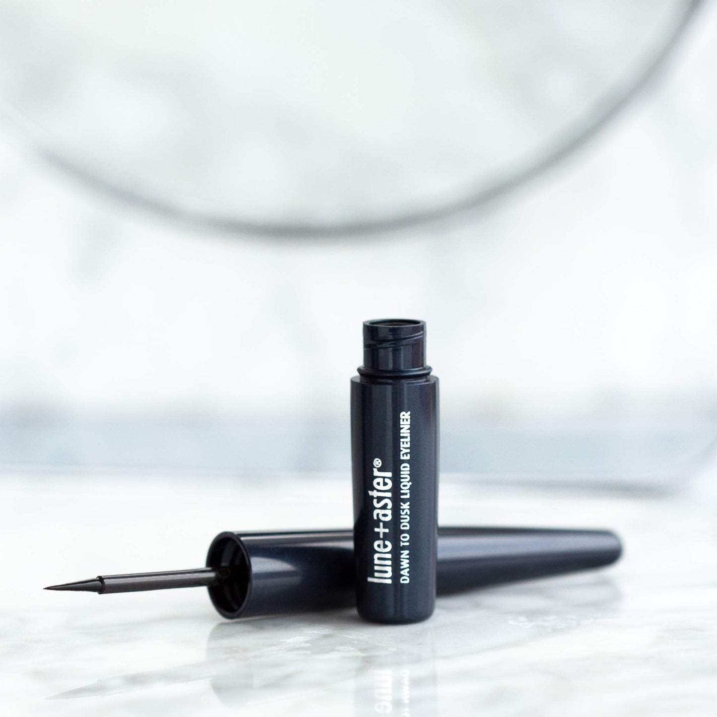 Lune+Aster Dawn To Dusk Liquid Eyeliner Precision Pen | Ultra-Defined, High-Impact Liquid Liner - Jet Black Beauty & Personal Care Lune+Aster
