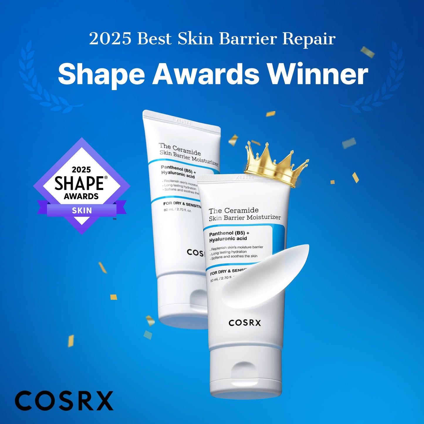COSRX Ceramide Skin Barrier Moisturizer for Face with 7 Ceramides, Hyaluronic Acid & Panthenol, Barrier Repair Face Cream for Dry & Sensitive Skin Beauty and Personal Care COSRX
