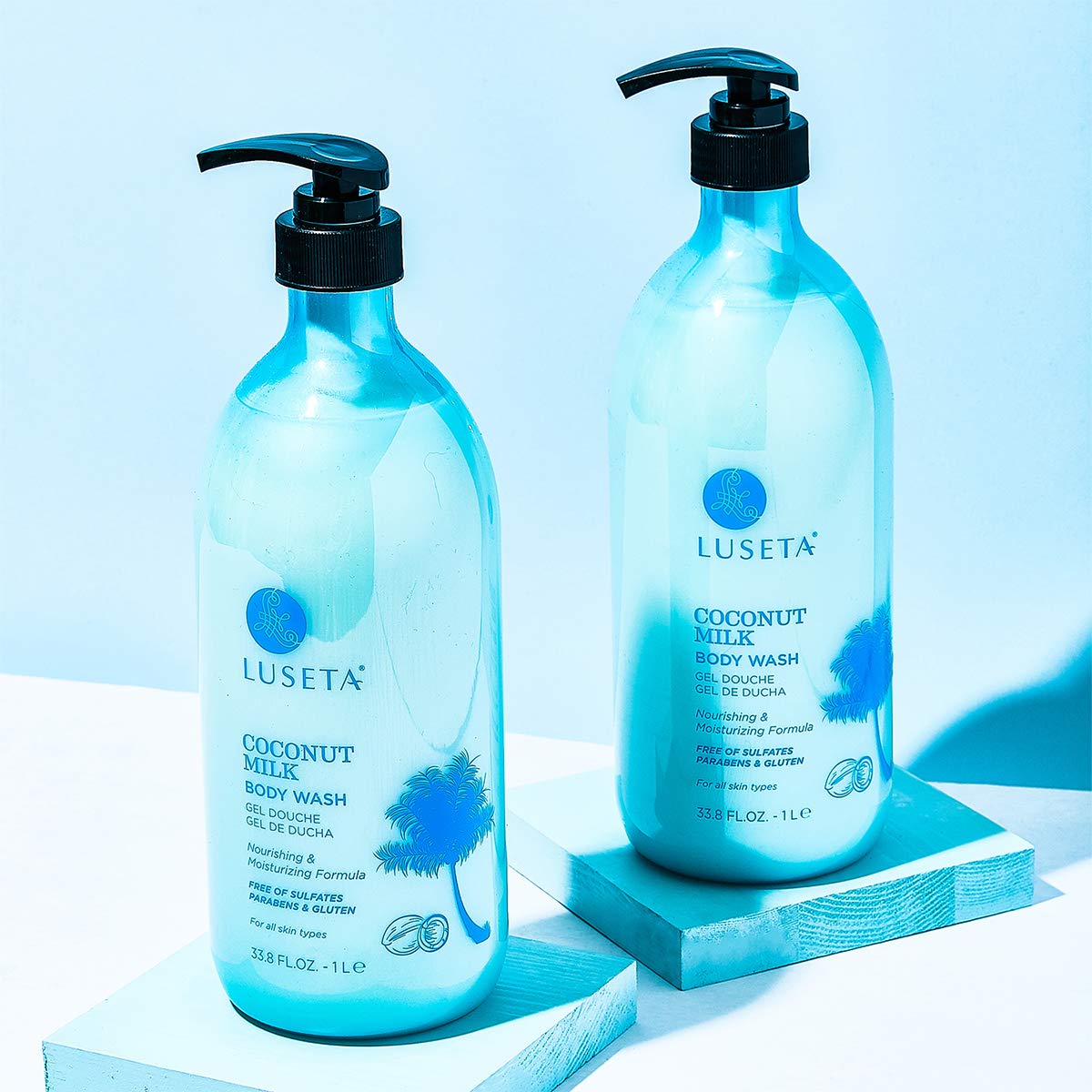 Luseta Coconut Milk Body Wash,Gentle Soap-Free Body Cleanser Deeply Moisturizes for Dry Skin 33.8oz Beauty & Personal Care L LUSETA
