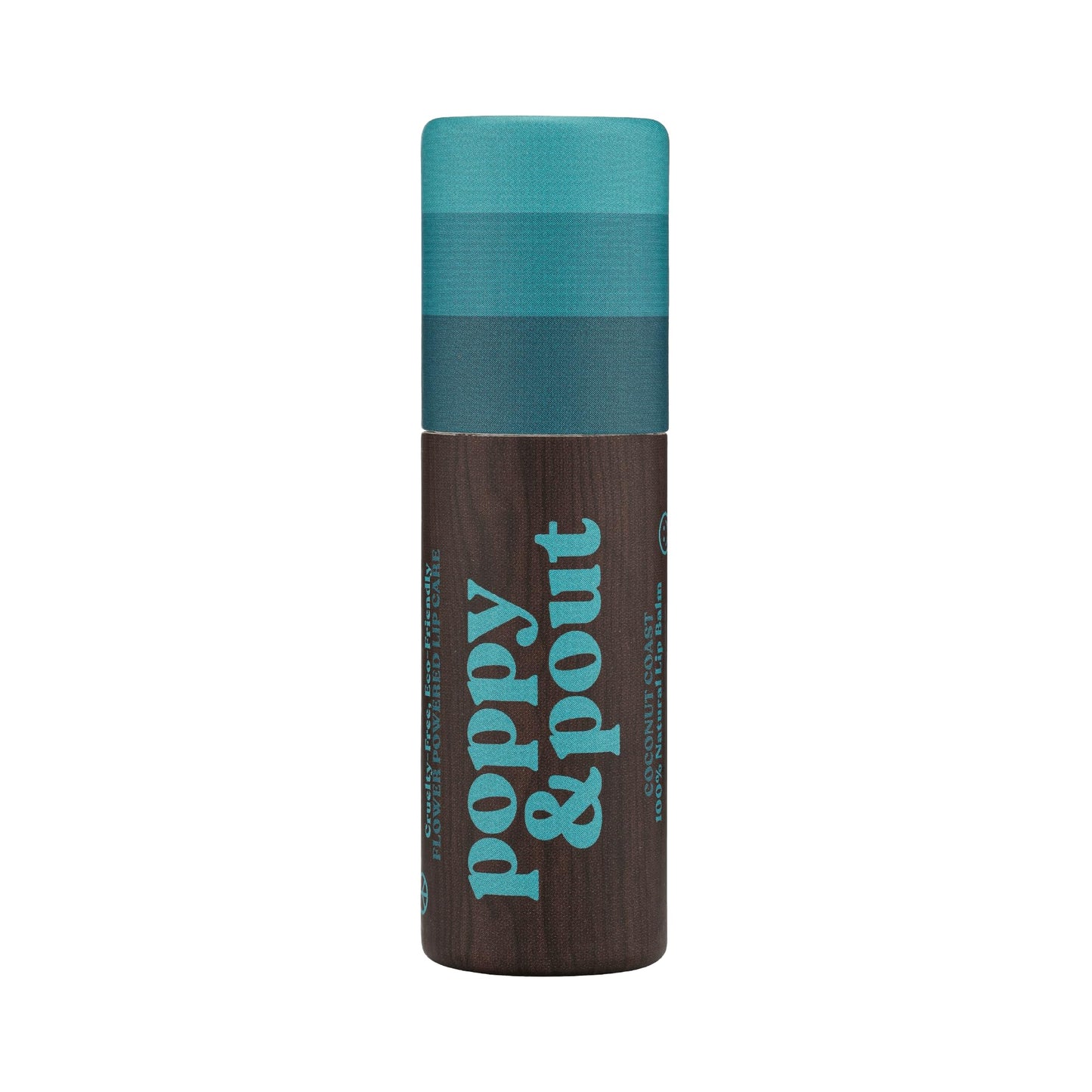 Poppy & Pout Coastal Coconut Jumbo Lip Balm - All Natural Lip Balms & Moisturizers - Hydrates with Beeswax, Vitamin E, Organic Coconut Oil Beauty and Personal Care Poppy & Pout