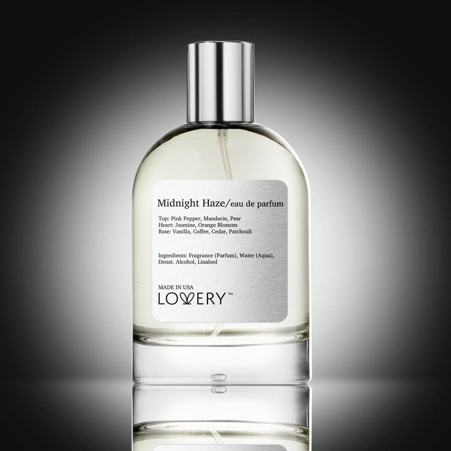 Eau de Parfum Midnight Haze, Inspired by Y. S' L Black O.pium Perfume for Women, Clean Long Lasting Vegan Womens Perfumes - Vanilla, Jasmine, Orange Beauty & Personal Care LOVERY