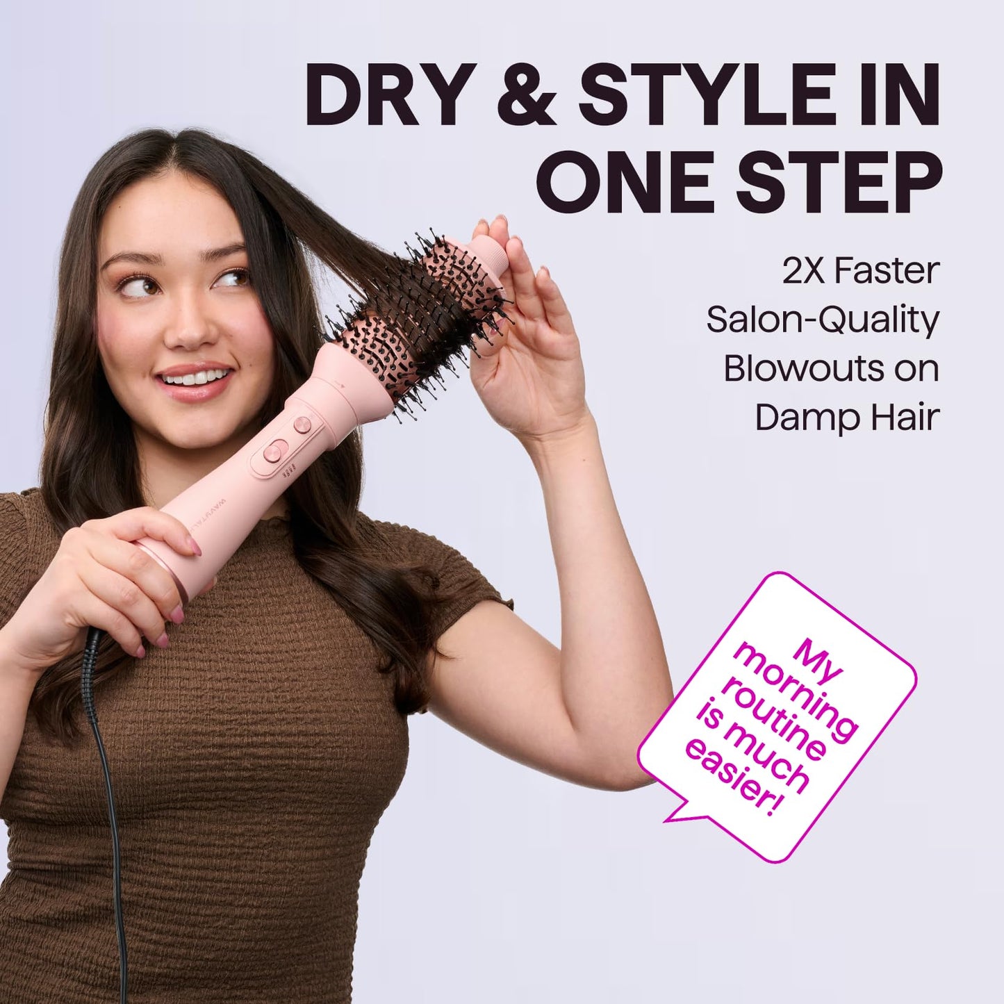 Blow Dryer Brush Set, Wavytalk Air Sculpt 5-in-1 Hot Air Brush Set, Multi Hair Styler for Salon Blowouts, Smooth Curls, Volumizing and Straightening Beauty and Personal Care wavytalk