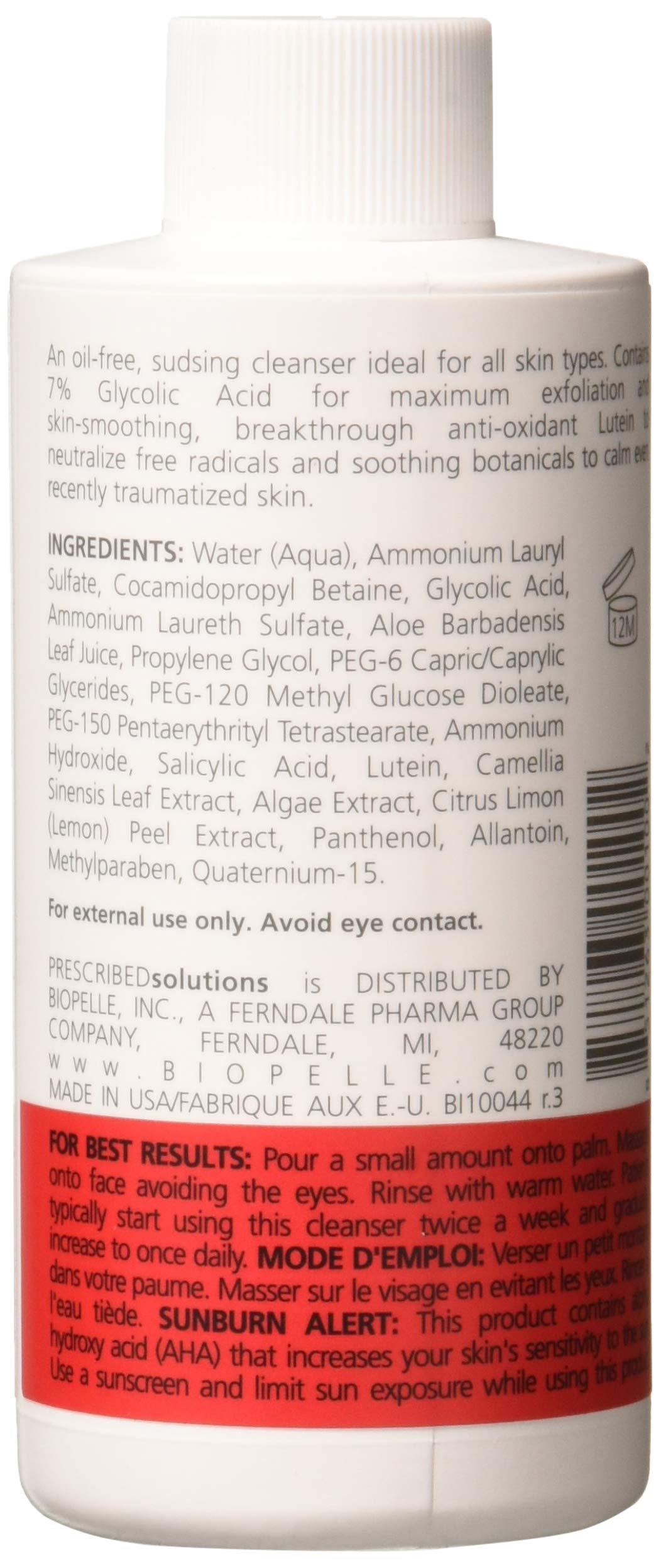 PRESCRIBEDsolutions Starting Up/Face® - Glycolic Anti-Oxidant Cleanser Beauty & Personal Care PRESCRIBEDsolutions