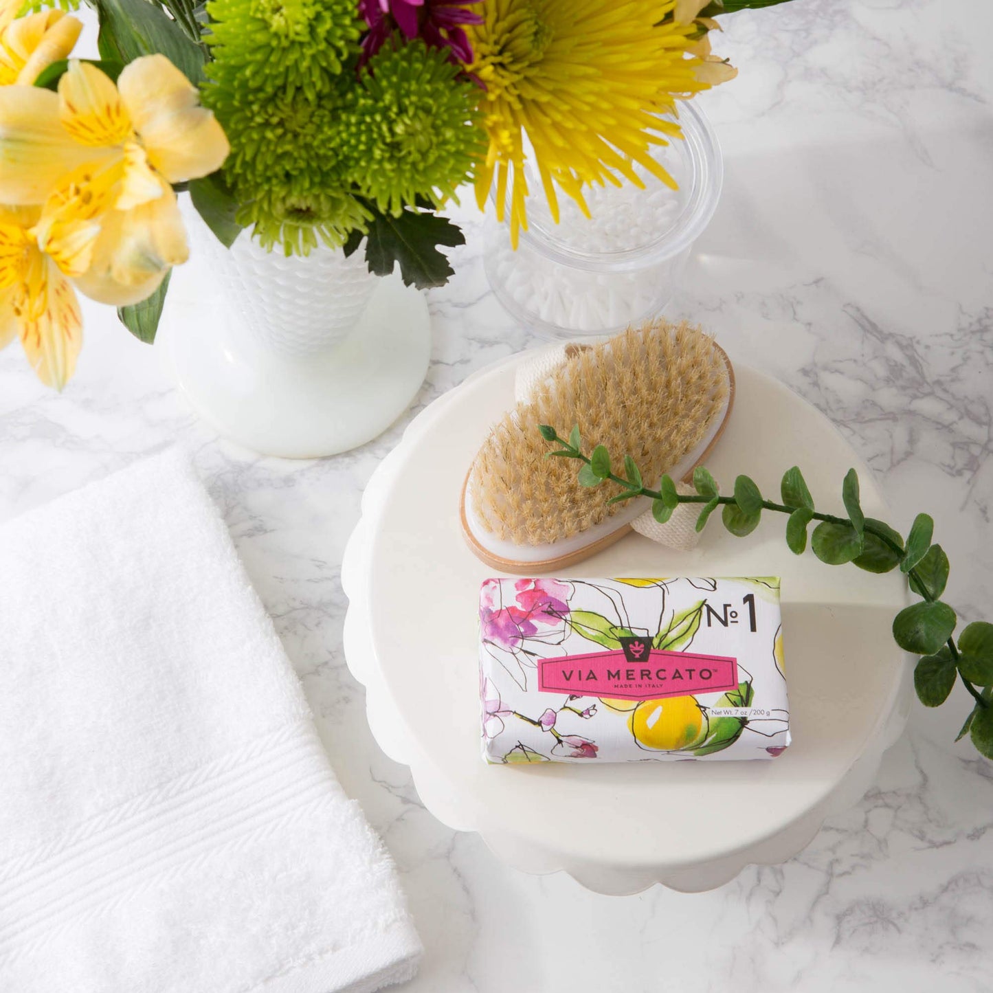Via Mercato Italian Soap Bar (200 g), No. 1 - Bergamot, Patchouli & Rosewood Beauty & Personal Care Via Mercato