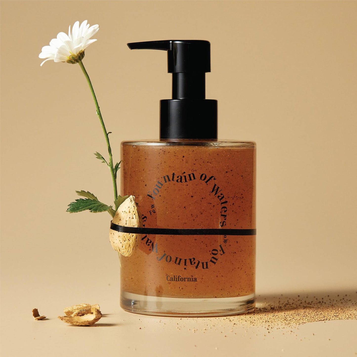 Fountain of Waters Cactus Hotel Almond Hand Wash 300ml, Vegan Cruelty-Free Premium hand Wash with Almond oil and shell, Crafted in Korea Beauty & Personal Care FOUNTAIN OF WATERS CALIFORNIA