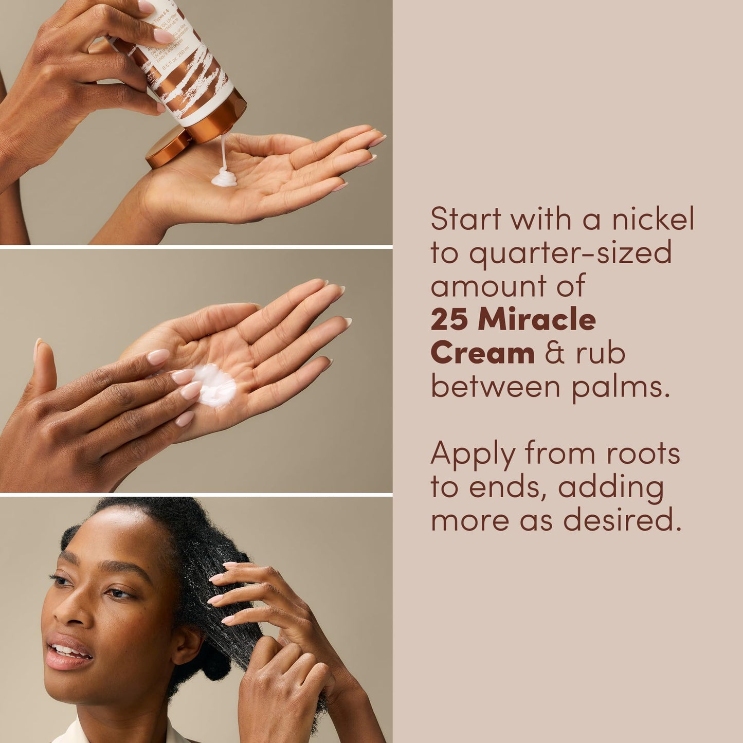 Mizani 25 Miracle Leave-In Cream - Hydrating Curl Cream with Coconut Oil, Curl Defining Leave In Conditioner, Anti Frizz, Heat Protectant Beauty & Personal Care Mizani